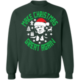 Make Christmas Great Again Trump Crewneck Pullover Sweatshirt