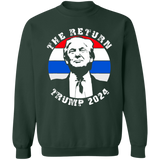 Trump 2024 'The Return'  Crewneck Pullover Sweatshirt