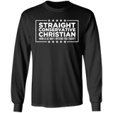 Straight Conservative Christian LS Ultra Cotton T-Shirt
