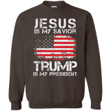 Jesus & Trump Pullover Sweatshirt