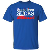 Socialism Sucks and Biden Blows Funny T-Shirt