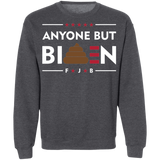 Funny Anyone But Biden  Crewneck Pullover Sweatshirt