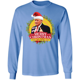 We're Saying MERRY CHRISTMAS AGAIN Long Sleeve Trump T-Shirt