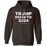 Trump Desantis 2024 Pullover Hoodie