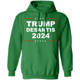 Trump Desantis 2024 Pullover Hoodie