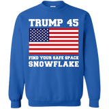 Trump 45 Snowflake Sweatshirt