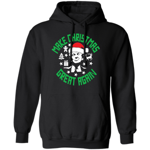 Make Christmas Great Again Trump Pullover Hoodie 8 oz.