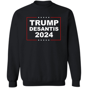 Trump Desantis 2024 Crewneck Pullover Sweatshirt