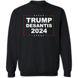 Trump Desantis 2024 Crewneck Pullover Sweatshirt