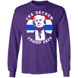 Trump 2024 'The Return' Long Sleeve T-Shirt