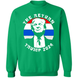 Trump 2024 'The Return'  Crewneck Pullover Sweatshirt