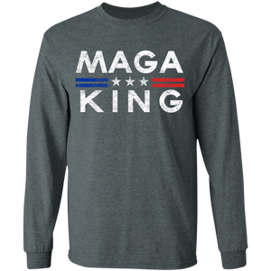 Trump MAGA KING - LS T-Shirt 5.3 oz.