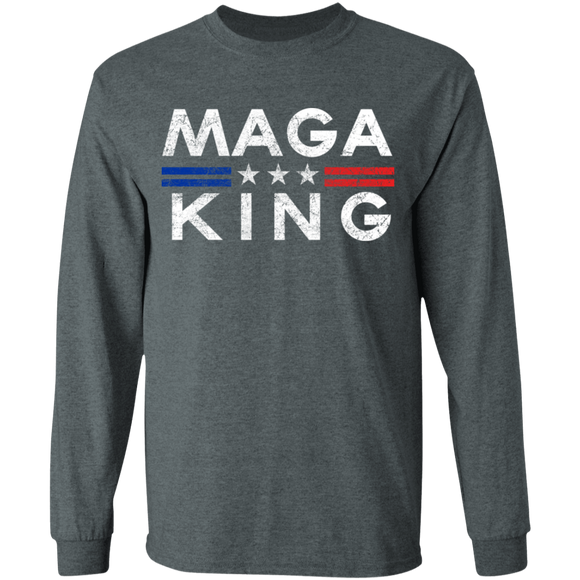 Trump MAGA KING - LS T-Shirt 5.3 oz.