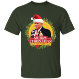 We're Saying MERRY CHRISTMAS AGAIN Short Sleeve Trump T-Shirt