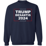 Trump Desantis 2024 Crewneck Pullover Sweatshirt