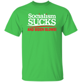 Socialism Sucks and Biden Blows Funny T-Shirt