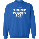 Trump Desantis 2024 Crewneck Pullover Sweatshirt