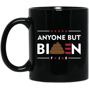 Funny Anyone But Biden  Black Mug