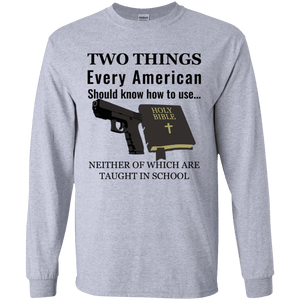 Guns And The Bible Long Sleeve T-Shirt