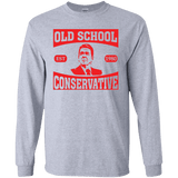 President Ronald Reagan Old School Conservative Long Sleeve Tee