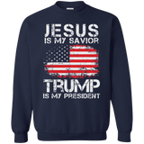 Jesus & Trump Pullover Sweatshirt