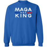 Trump MAGA KING - Crewneck Pullover Sweatshirt