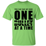 One Bullet At A Time Gun Rights T-Shirt