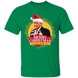 We're Saying MERRY CHRISTMAS AGAIN Short Sleeve Trump T-Shirt