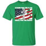 Stand For The Flag, Kneel For The Cross T-Shirt