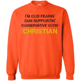 God-Fearing Conservative - Sweatshirt  8 oz.