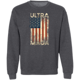 Trump Ultra MAGA Patriotic - Crewneck Pullover Sweatshirt