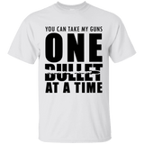 One Bullet At A Time Gun Rights T-Shirt