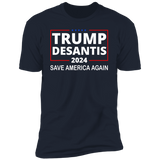 Trump Desantis 2024 Short Sleeve Tee