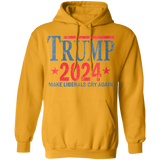 Trump 2024 Make Liberals Cry Again Pullover Hoodie