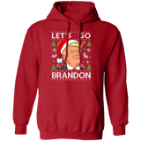 Trump Lets Go Brandon Christmas Pullover Hoodie