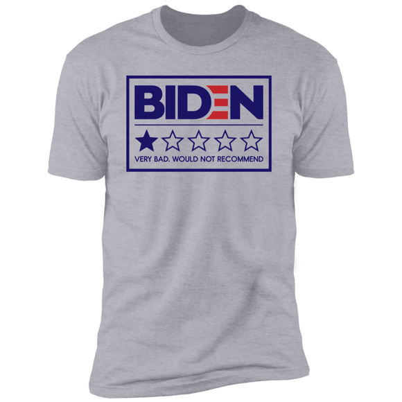 Funny Bad Biden Review Premium Short Sleeve Tee