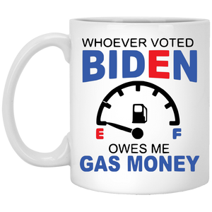 Funny Biden Gas Prices 11 oz. White Mug