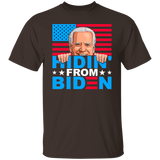 Funny Hidin' from Biden T-Shirt