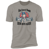 Gun Control Means Both Hands Short Sleeve Tee