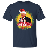 We're Saying MERRY CHRISTMAS AGAIN Short Sleeve Trump T-Shirt