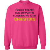 God-Fearing Conservative - Sweatshirt  8 oz.