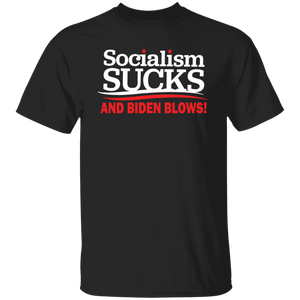 Socialism Sucks and Biden Blows Funny T-Shirt