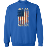 Trump Ultra MAGA Patriotic - Crewneck Pullover Sweatshirt