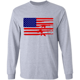 American Rifle Flag Gun Pride LS Ultra Cotton T-Shirt