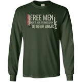 Free Men Don't Ask to Bear Arms T-Shirt