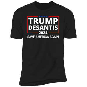 Trump Desantis 2024 Short Sleeve Tee