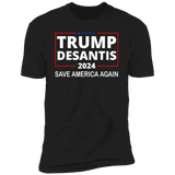 Trump Desantis 2024 Short Sleeve Tee