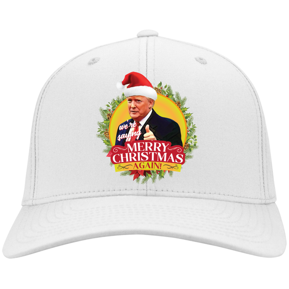 We're Saying Merry Christmas Again Trump Cap