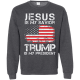 Jesus & Trump Pullover Sweatshirt