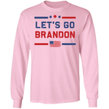 Let's Go Brandon USA Flag  LS Ultra Cotton T-Shirt